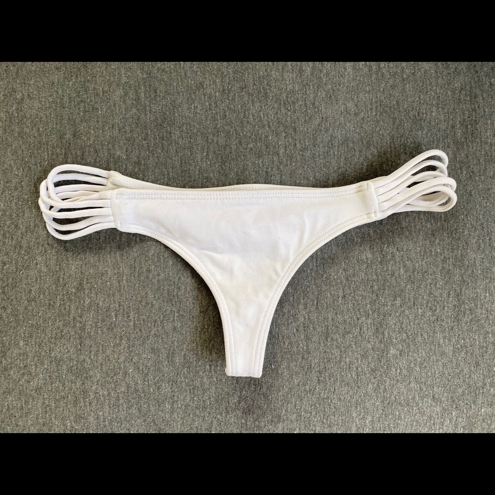 San Lorenzo White Bikini Bottom